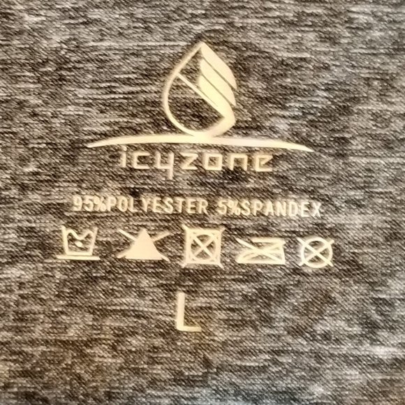 3 icyzone Athletic Tops Purple Blue Gray Large - Picture 3 of 4